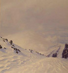 Mount Byrd and the Fang Antarctica Paintings by antarctic and alaskan artist David Rosenthal